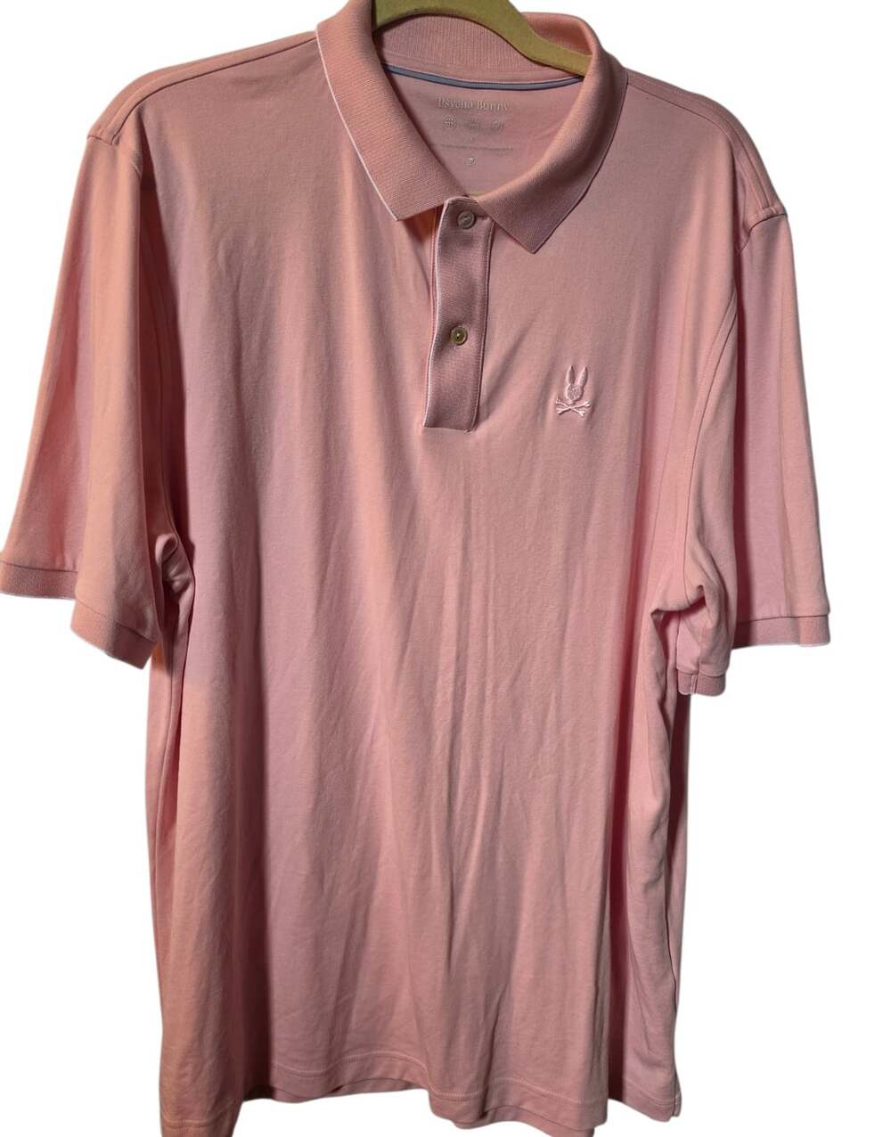 Psycho Bunny Mens Pink Polo Shirt Sz 8 US XXL